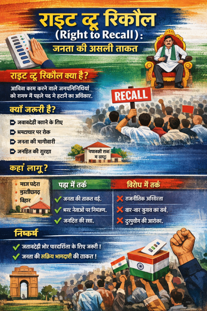 राइट टू रिकॉल (Right to Recall) : जनता की असली ताकत 2 ChatGPT Image Feb 14 2026 01 42 19 PM